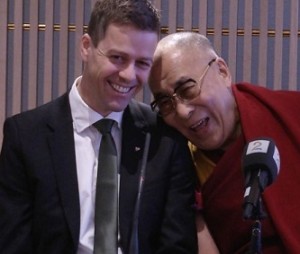 Hareide og dalai lama