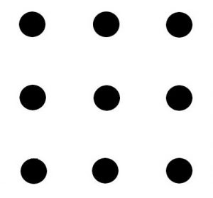 Lateral tenkning prikker 1